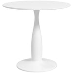 Round Dining Table W/ Steel Base, Dining Room | Antique White