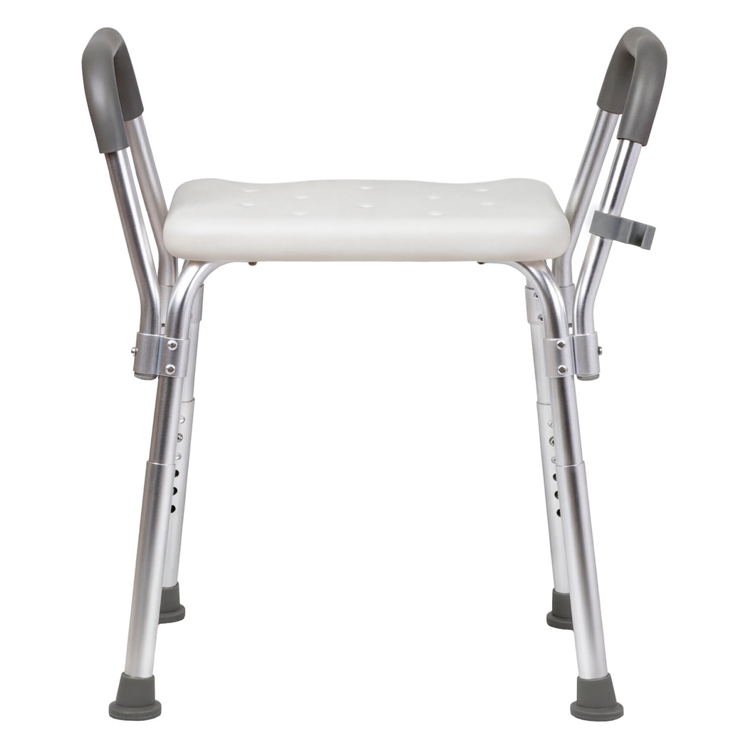 Levede Bathroom Shower Chair Adjustable Bath Stool Seat With Handles Disabled