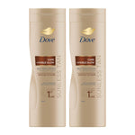 Visible Glow Self-tan Lotion Nourishing Care Medium To Dark Skin | Set of 2