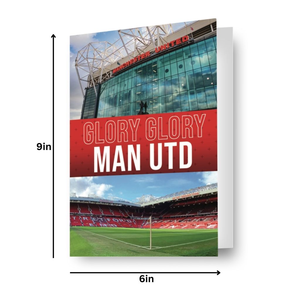 Manchester United FC Lenticular 3d-effect Card Official Product