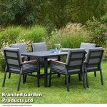 Garden_Gear 6 Seater Aluminium Dining Set