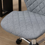 Ergonomic Mid Back Office Chair Grey