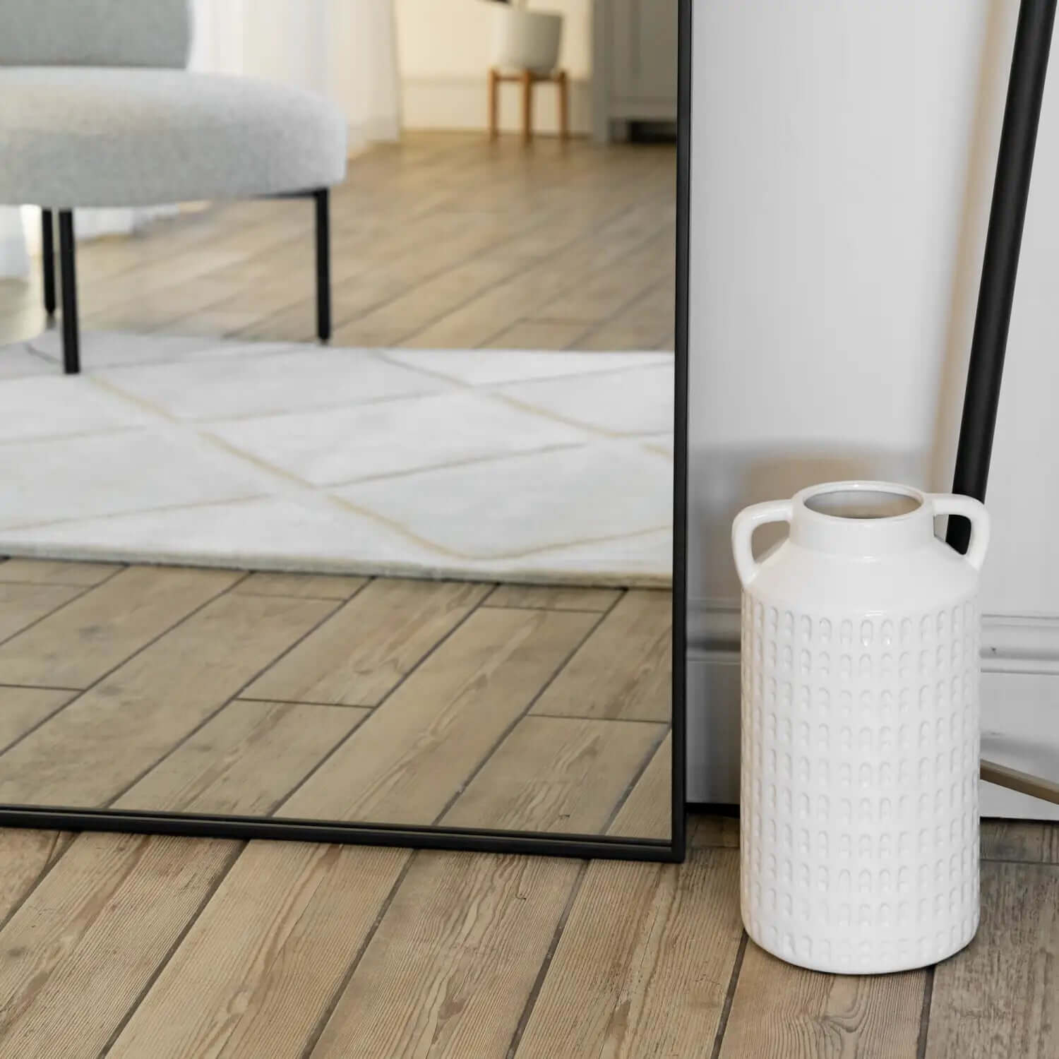 Yōko - Metal Gentle Arch Mirror | 200cm x 120cm | Black