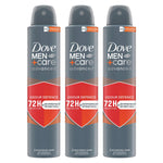 Anti-perspirant Men+care Advanced Anti-bac Odour Defence 72h Deo, 3x  200ml