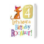 Age 4 Birthday Card Official Product