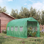 Round Polytunnel Greenhouse 4x2x2m