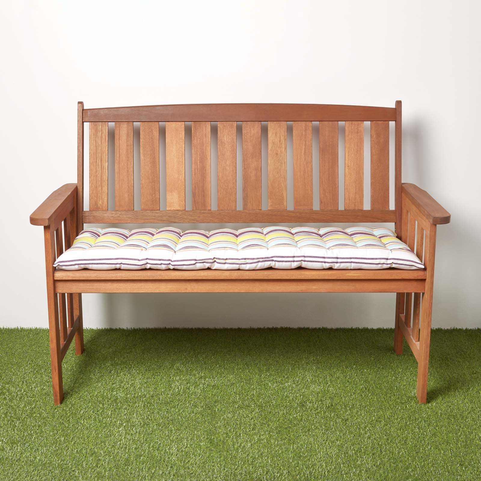 Striped Bench Cushion 2 & 3 Seater | 2 | Osaka Green