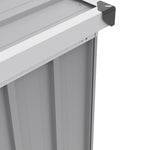 320l Outdoor Storage Box With Metal Frame – Weatherproof Garden & Patio Storage For Tools, Cushions, With Combination Lock | Light Grey