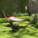 3(m) Wooden Hammock Stand For Garden, Patio | Brown