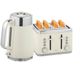 Rapid Boil Kettle & Toaster Set | Cream