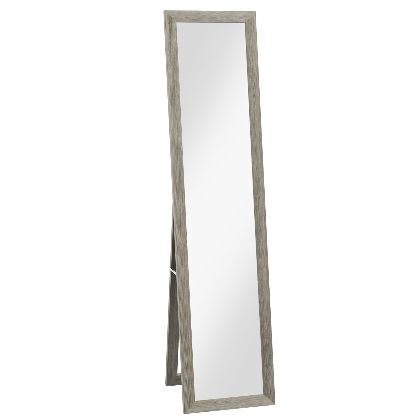 Full Length Mirror Farmhouse Wall Mirror Hanging | One Size | Gray
