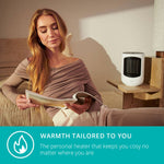 Zone Personal Heater, 1500w Heating Power, Desk Heater | White