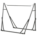 2 In 1 Foldable Metal Hammock Stand, Load Capacity 120kg