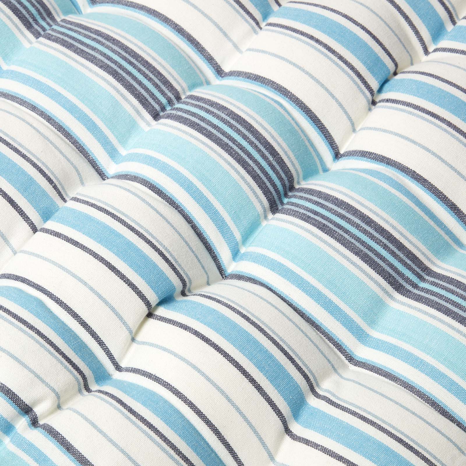 Striped Bench Cushion 2 & 3 Seater | 3 | Blue