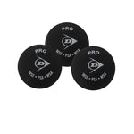 Pro Squash Balls (pack Of 3) | One Size | Black