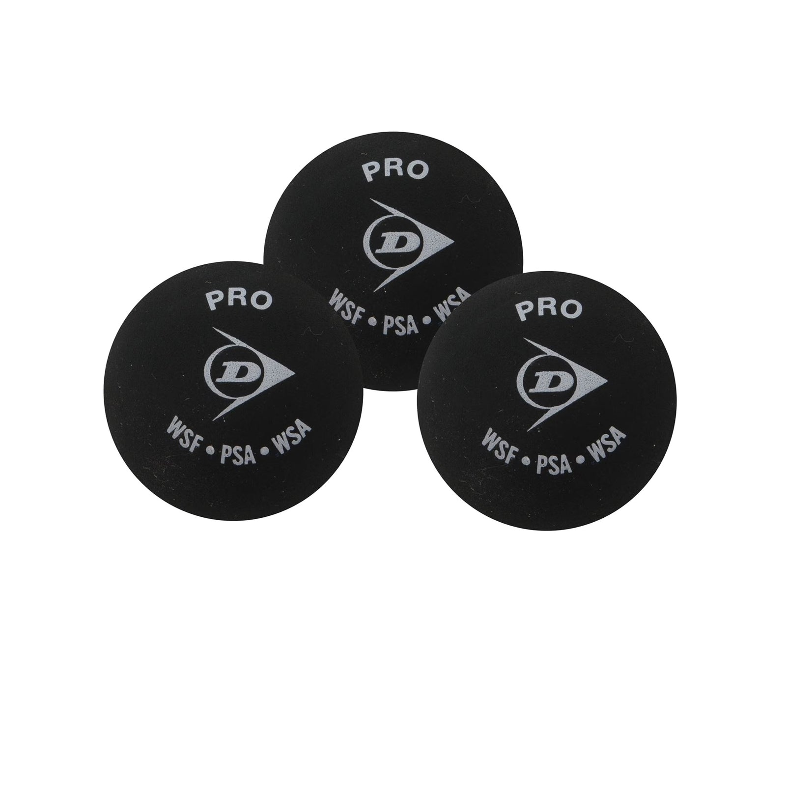 Pro Squash Balls (pack Of 3) | One Size | Black
