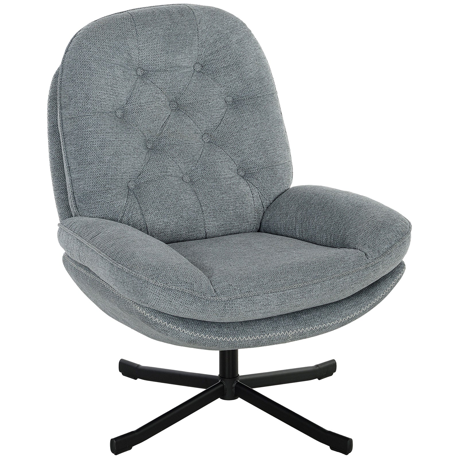 Accent Chair With Water-repellent Chenille Fabric