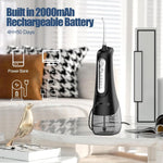 Dyzi Cordless Water Flosser – Rechargeable Oral Irrigator With 4 Modes  Usb Charging