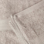 100% Combed Egyptian Cotton 500 Gsm Towels | Face Cloth (x4) | Light Grey