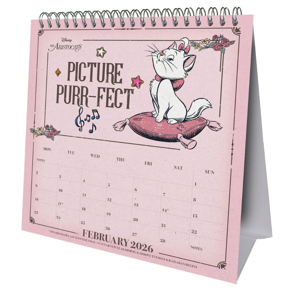 Heritage 2026 Desk Easel Calendar Official Product