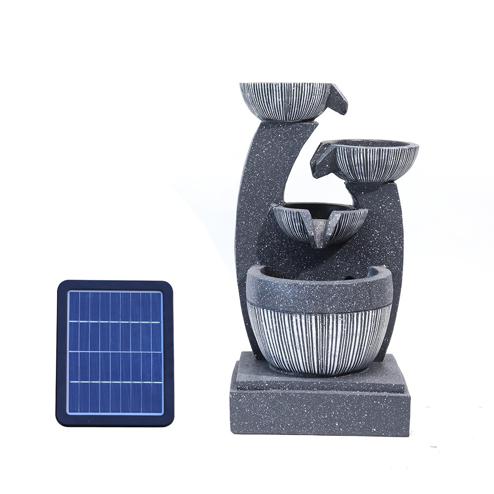 Water Fountain Rockery Decoration Solar Powered Outdoor
