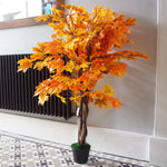 Artificial 125cm Orange Maple Acer Extra Large Tree