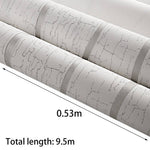 3d Stripe Non Woven Wallpaper Roll 950cm