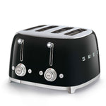 Klf05 & Tsf03 50's Style Mini Kettle & 4-slice Toaster Set | Black