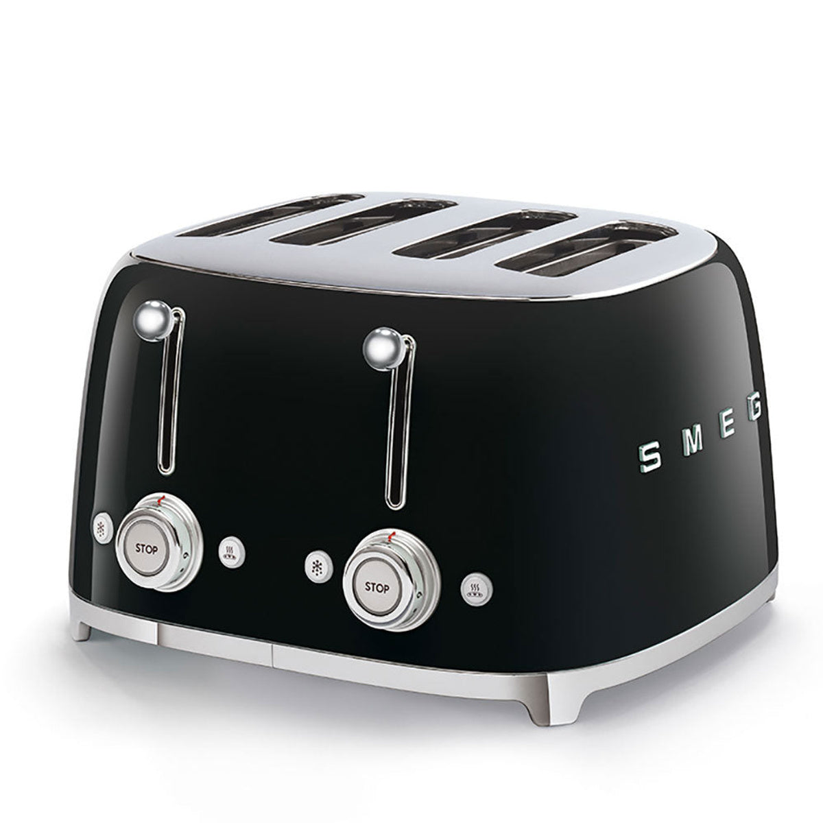Klf05 & Tsf03 50's Style Mini Kettle & 4-slice Toaster Set | Black