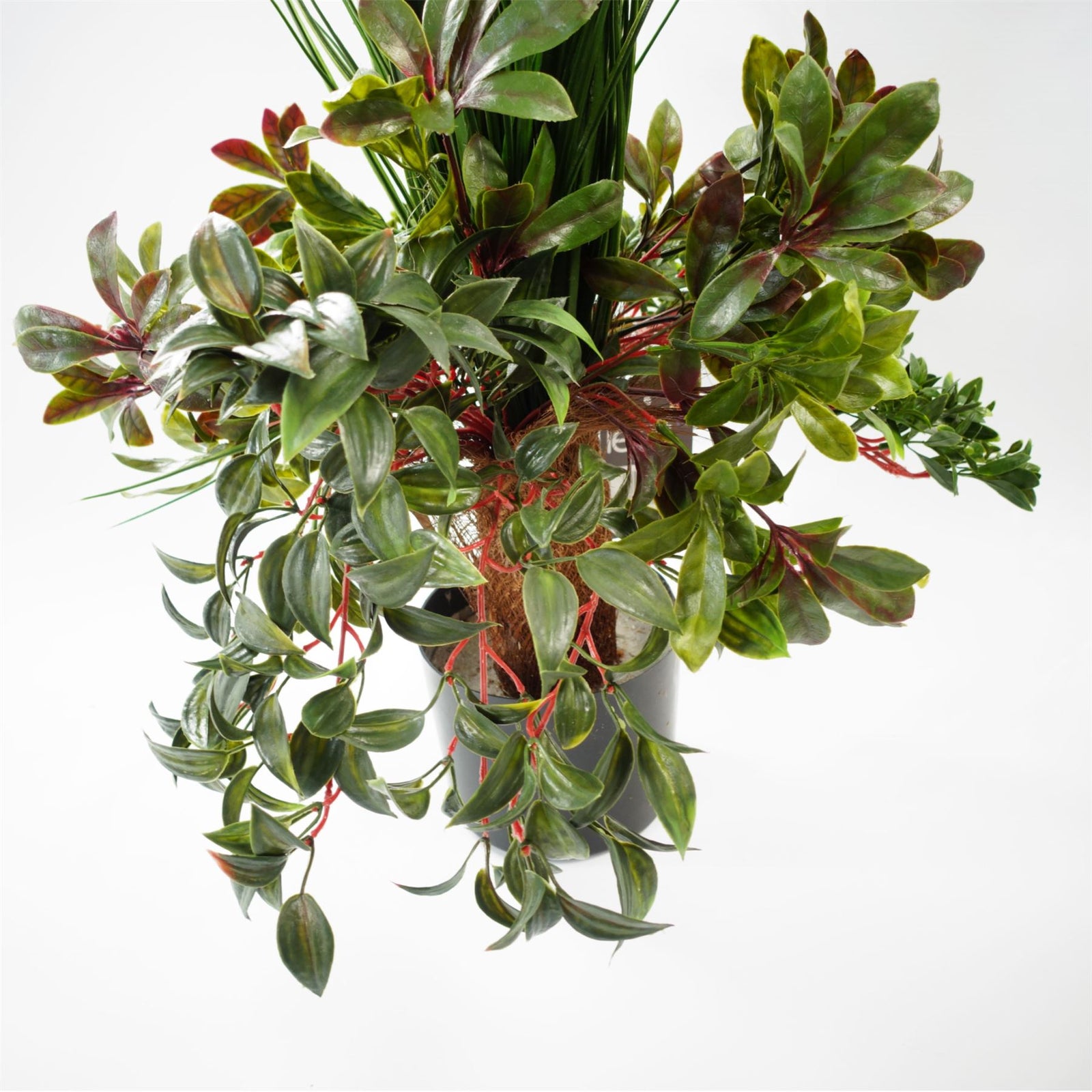 90cm Uv Potted Uv Grass Plant With Artificial Display Foliage
