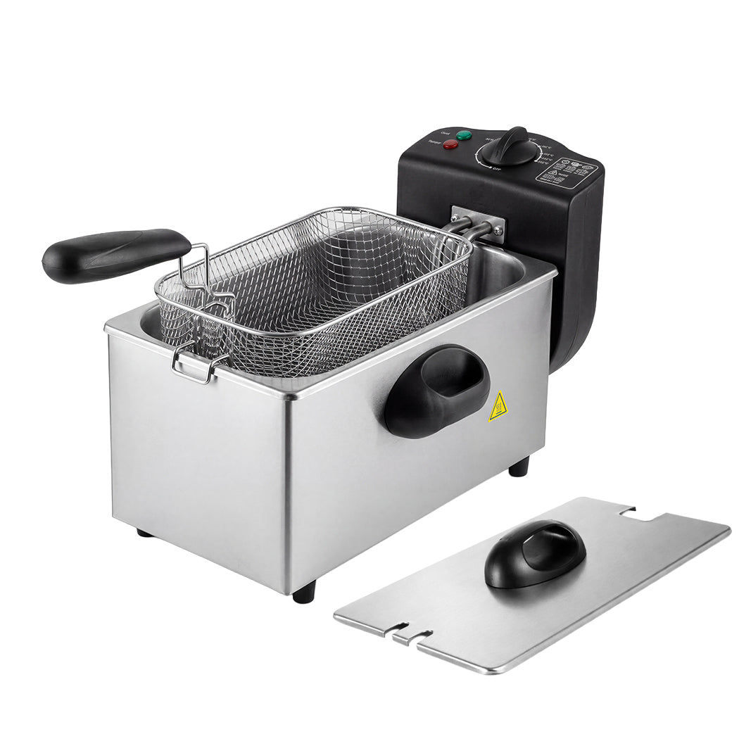 Spector Deep Fat Fryer 3l Electrical Stainless Steel Removable Frying Basket