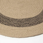 Braided 100% Cotton Round Placemats Set Of 4 | 40cm | Linen