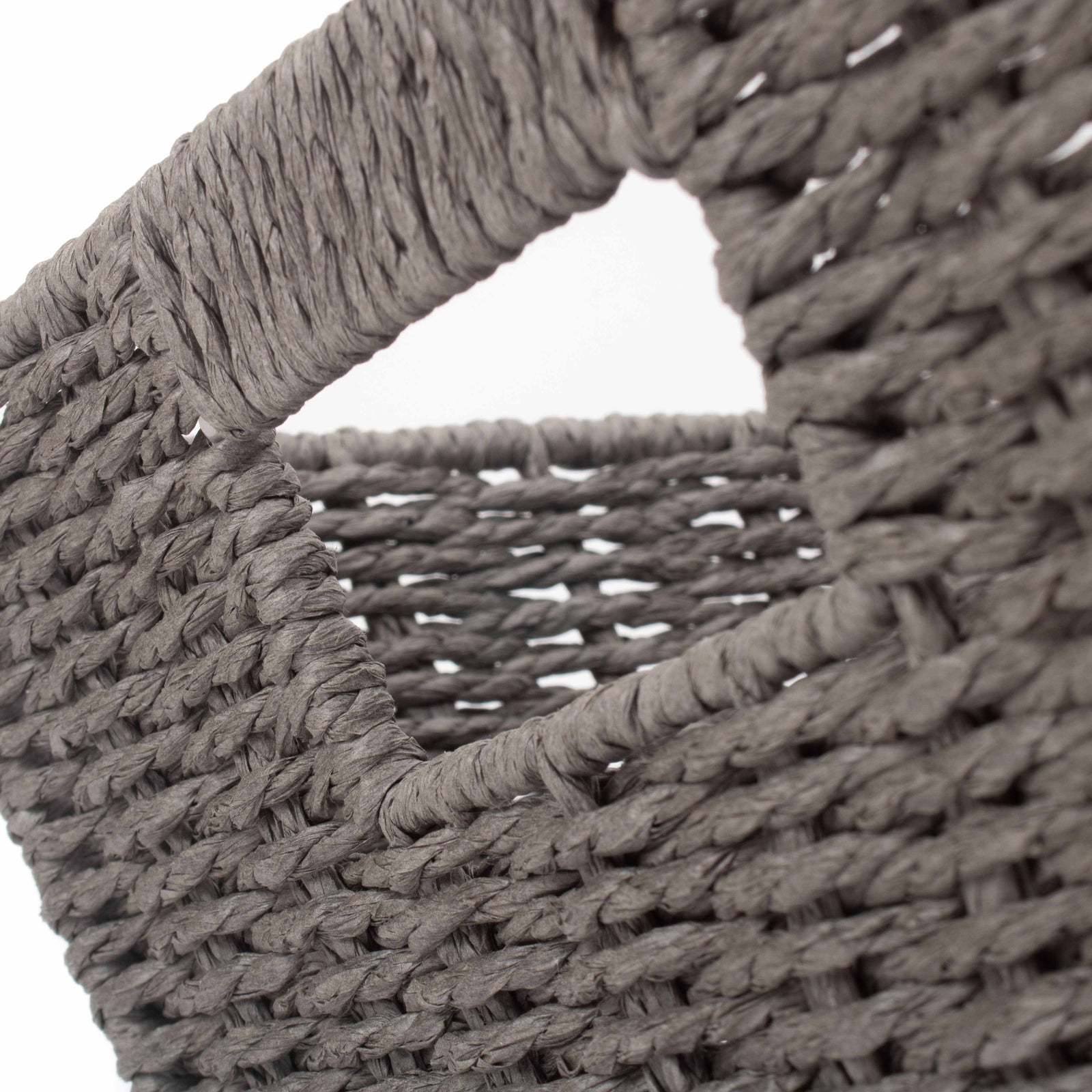 Paper Small Grey Paper Rope Deep Tray