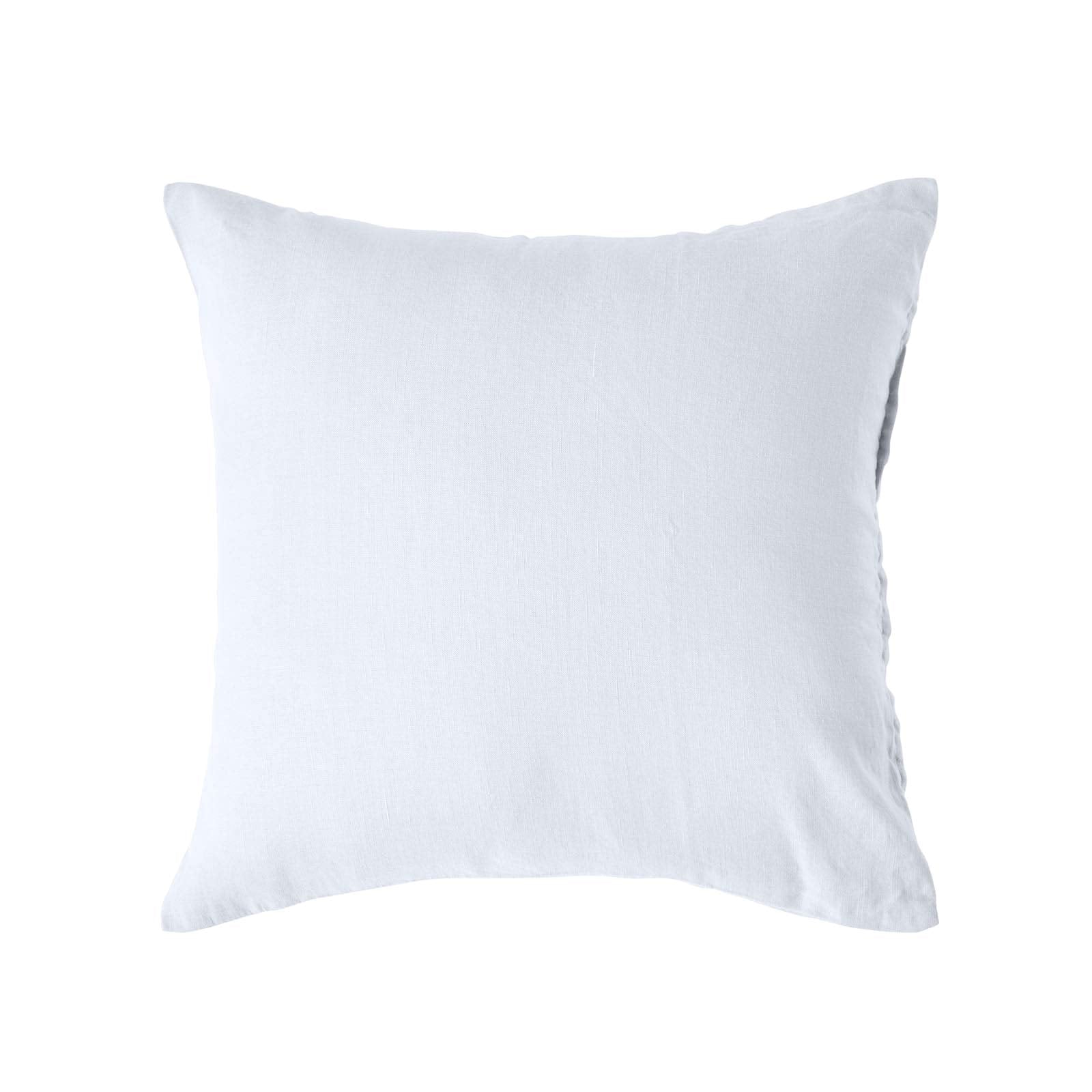 European Size Linen Pillowcase | 60cm x 60cm | White