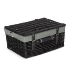Wicker 40cm Black Hamper | Gray