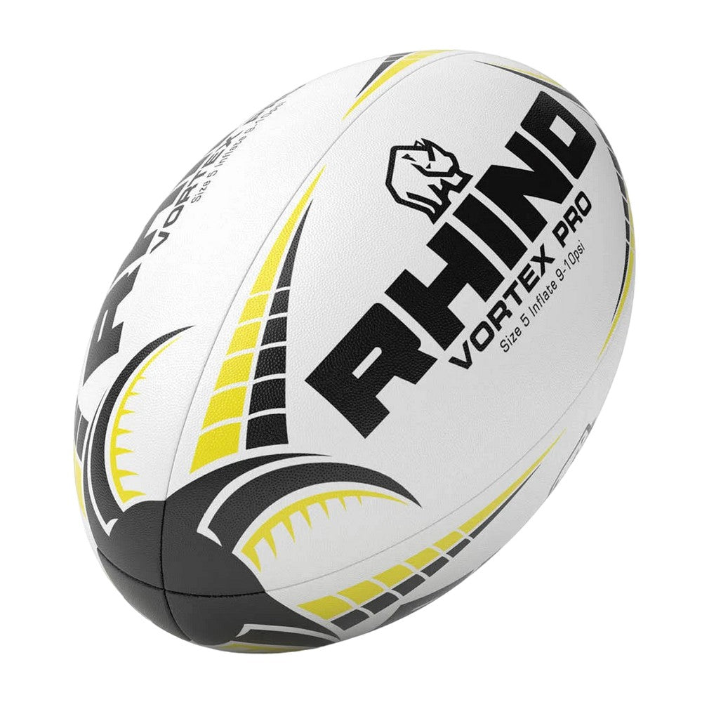 Vortex Pro Match Rugby Ball | 5 | White