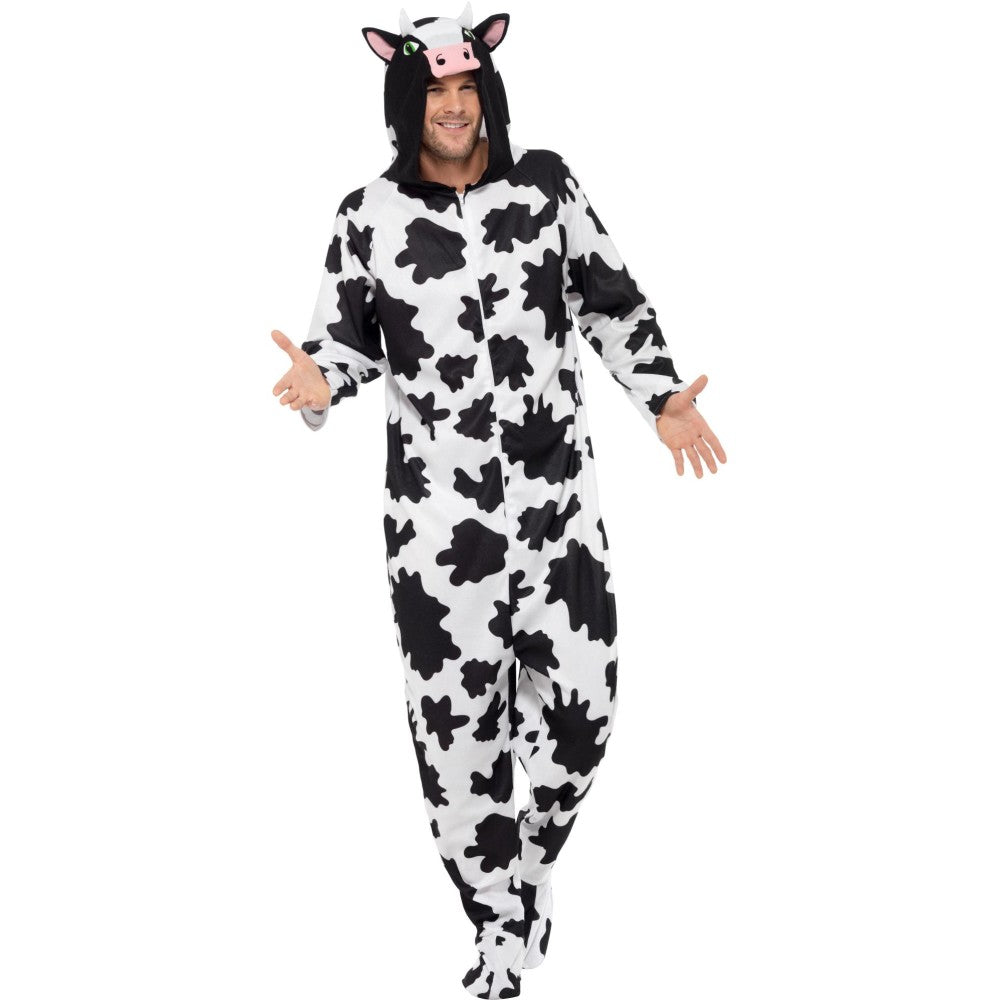 Cow Costume With Hooded All In One | Large
