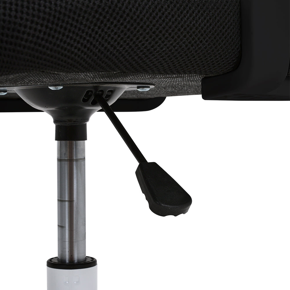 Swivel Office Chair With Headrest | Black