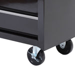5-drawer Tool Cabinet With Wheels, Lockable | Black