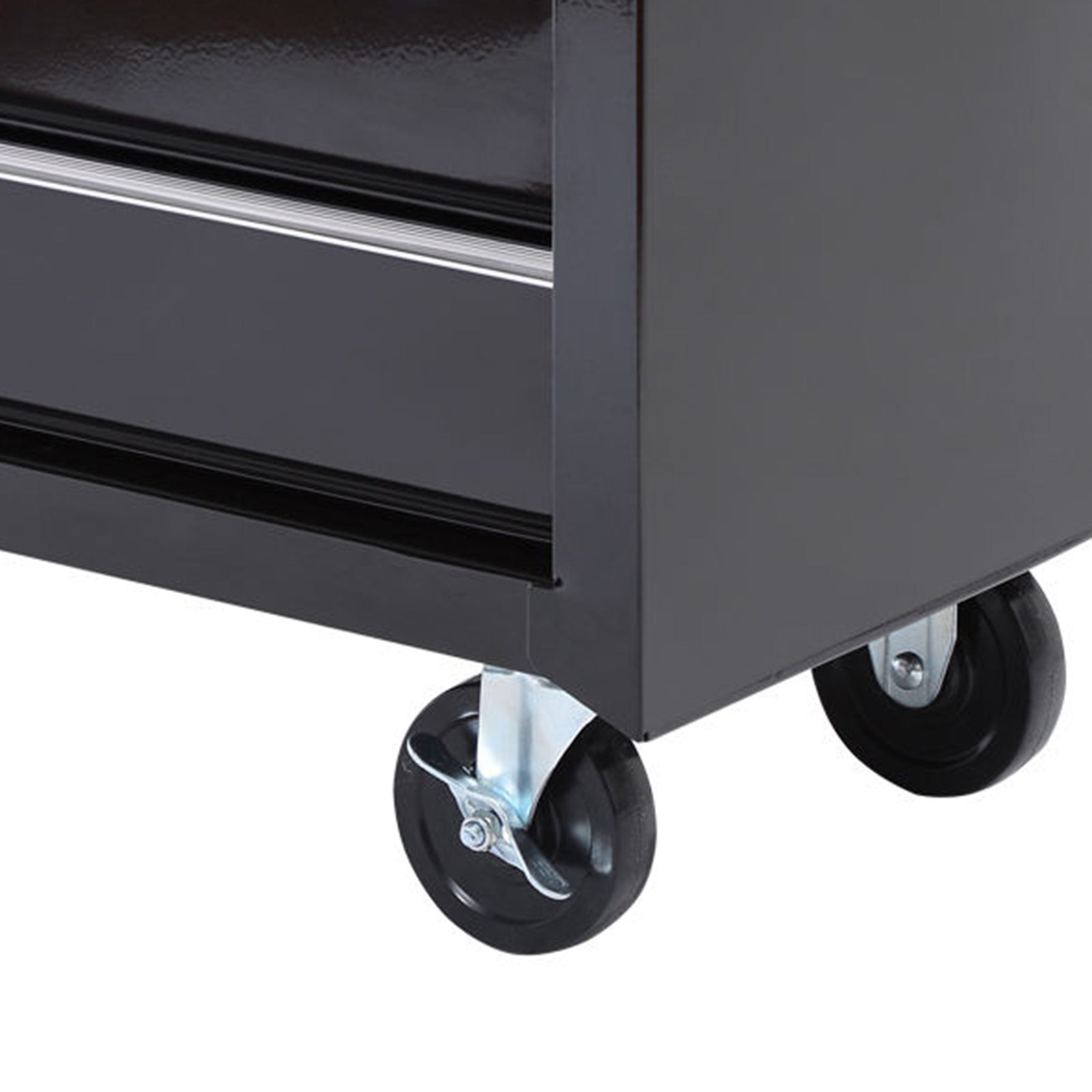 5-drawer Tool Cabinet With Wheels, Lockable | Black