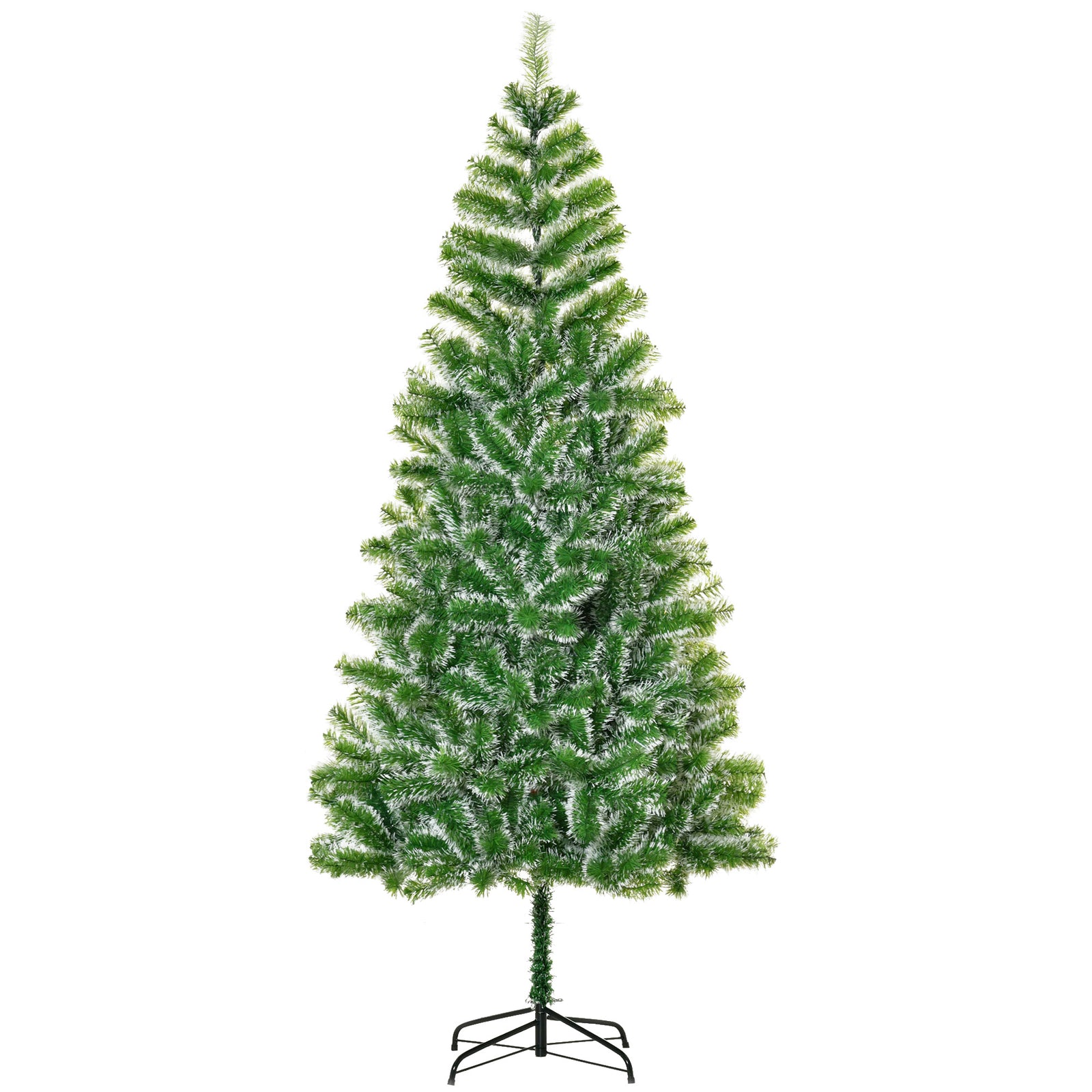 7ft Home Decoration Artificial Christmas Tree Xmas Gift Metal Stand | 7ft | Green