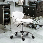 Office Chair Beauty Salon Rolling Technician Stool Chair | One Size | White