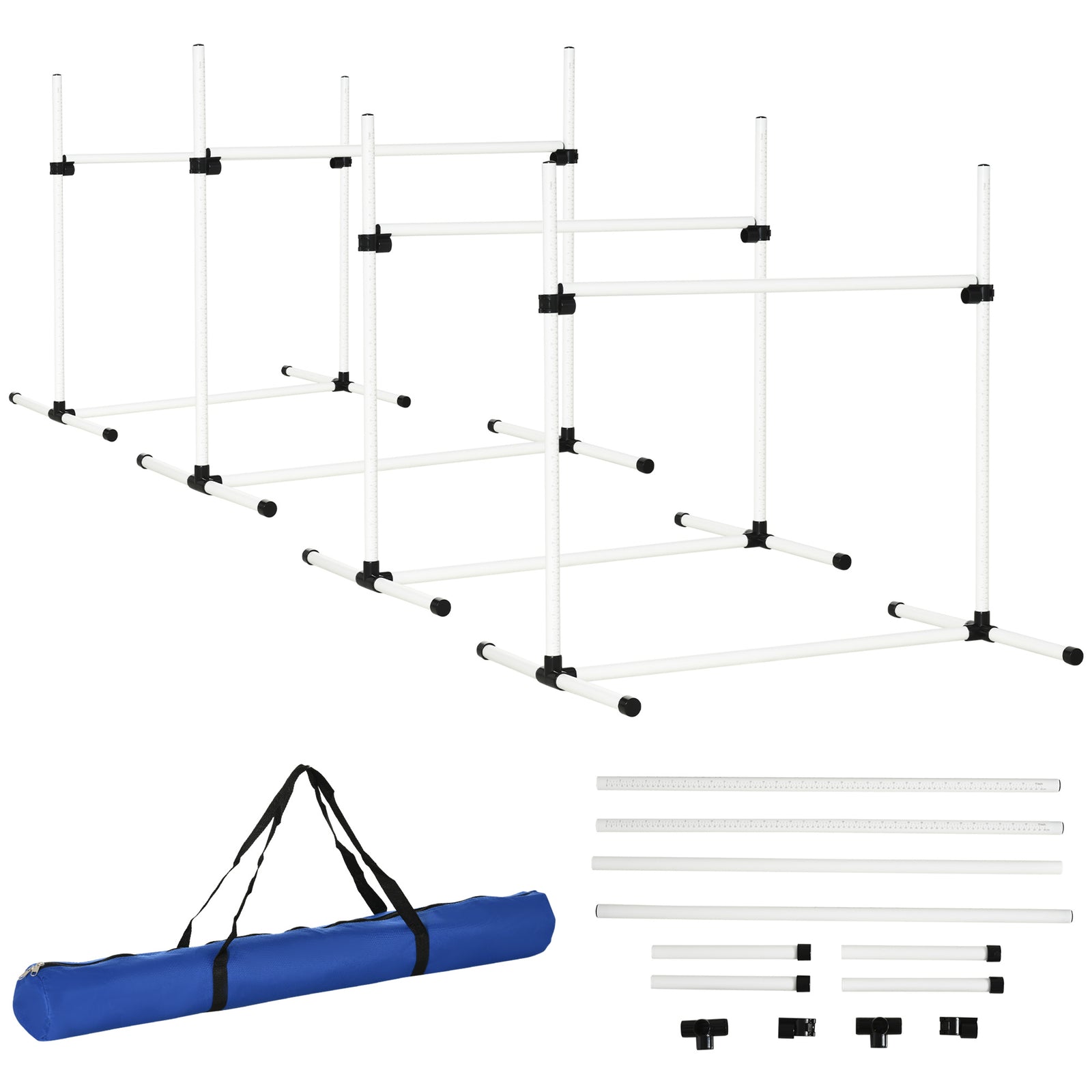 Canine Agility Set Dog High Jump Training Exercise Obstacles Set