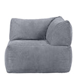 Tetra Cord Floor Sofa Section | Charcoal