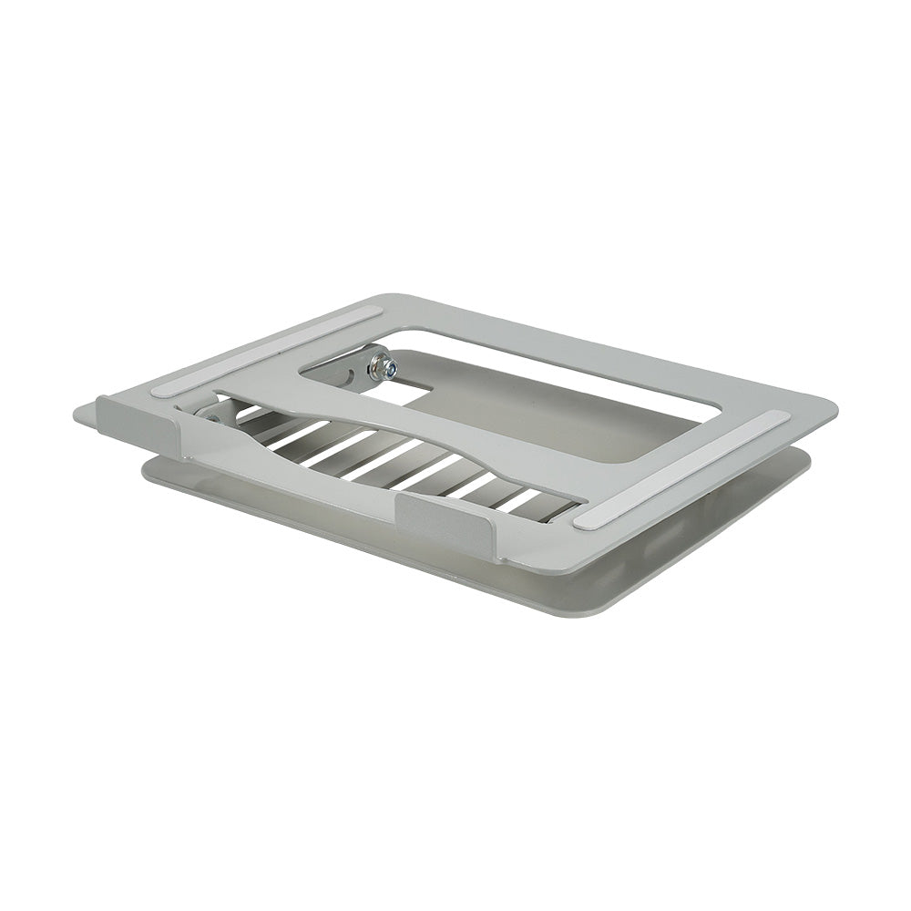Aluminium Alloy Foldable Laptop Stand Adjustable, Portable & Ventilated Laptop Holder For 11 To 17 Inch Laptops | Silver