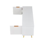Breeins Tv Stand Entertainment Center With Open Shelves And Storage Cabinets