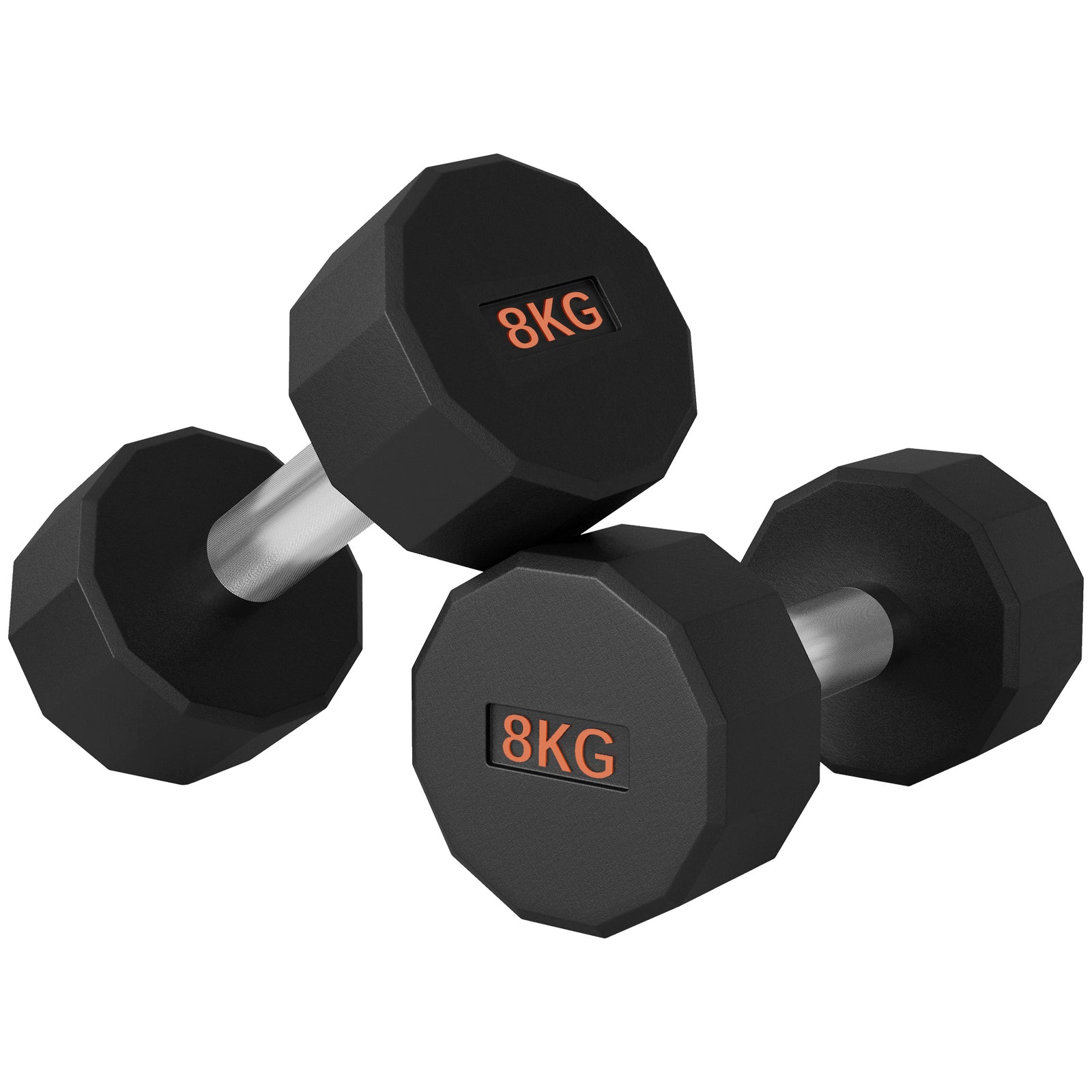 2 X 8kg Dumbbells With Non-slip Grip