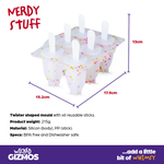 Star Shaped Ice Pop Mould With 6 Reusable Sticks