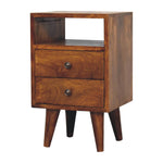 Solid Wood Mini Classic Chestnut Bedside