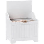 Storage Trunk With Safety Hinge For Living Room, 56.4cm | One Size | White